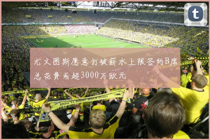 尤文图斯愿意打破薪水上限签约B席总花费或超3000万欧元
